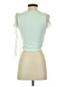 Shein Green Short Sleeve Top Size 4 - photo 2