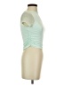 Shein Green Short Sleeve Top Size 4 - photo 4