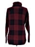 Adrienne Vittadini Plaid Burgundy Pullover Sweater Size M - photo 2