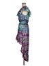 Devlin Print Blue Casual Dress Size M - photo 5