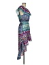 Devlin Print Blue Casual Dress Size M - photo 4