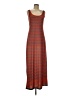 Bar III Chevron-herringbone Orange Casual Dress Size M - photo 1
