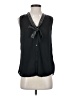 MICHAEL Michael Kors 100% Polyester Solid Black Sleeveless Blouse Size S - photo 1
