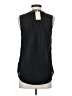 MICHAEL Michael Kors 100% Polyester Solid Black Sleeveless Blouse Size S - photo 2
