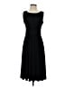 Max and Cleo Solid Black Casual Dress Size 4 - photo 1