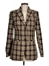 Nasty Gal Inc. Plaid Brown Blazer Size 6 - photo 1