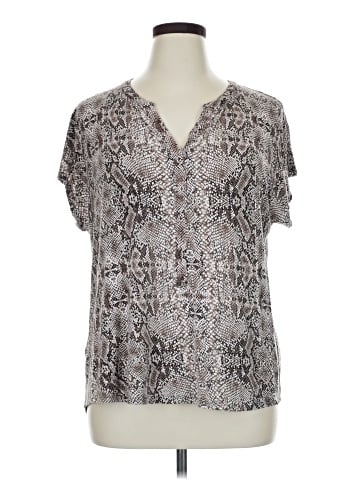 Dana Buchman Short Sleeve Blouse (view 1)