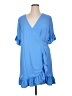 Gianni Bini 100% Polyester Blue Cocktail Dress Size XL - photo 1