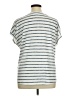 Emily Daniels Silver Short Sleeve Henley Size XL - photo 2