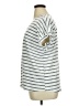 Emily Daniels Silver Short Sleeve Henley Size XL - photo 5