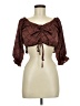 Forever 21 Brown 3/4 Sleeve Blouse Size M - photo 1