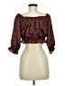 Forever 21 Brown 3/4 Sleeve Blouse Size M - photo 2