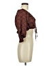 Forever 21 Brown 3/4 Sleeve Blouse Size M - photo 4
