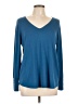 Chico's Blue Long Sleeve Top Size Lg (2) - photo 1