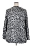 Ellen Tracy Animal Print Gray Cardigan Size XXL - photo 2