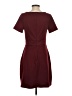 Just Fab Solid Burgundy Casual Dress Size S - photo 2
