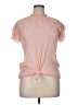 Unbranded Pink Short Sleeve Blouse Size XL - photo 1