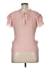 Unbranded Pink Short Sleeve Blouse Size XL - photo 2
