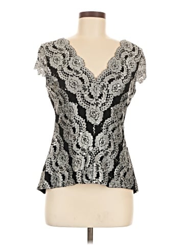 Alex Evenings Short Sleeve Blouse (view 1)