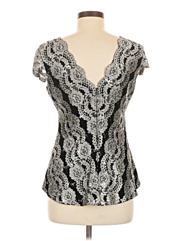 Alex Evenings Short Sleeve Blouse (view 2)