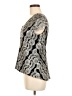 Alex Evenings Silver Short Sleeve Blouse Size M - photo 5