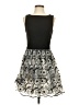 ERIN Erin Fetherston 100% Polyester Graphic Black Cocktail Dress Size 2 - photo 1