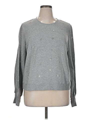 Marled Pullover Sweater (view 1)