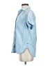 J.Crew 100% Cotton Blue Short Sleeve Button-Down Shirt Size 4 - photo 5