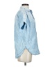 J.Crew 100% Cotton Blue Short Sleeve Button-Down Shirt Size 4 - photo 4