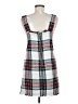 Judith March 100% Polyester Plaid Blue Casual Dress Size M - photo 2