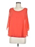 Cha Cha Vente Orange 3/4 Sleeve Blouse Size M - photo 1