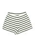 French Connection Stripes Ivory Shorts Size S - photo 2