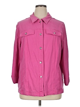 Quacker Factory Long Sleeve Button Down Shirt