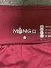 Mango Burgundy Active Pants Size S - photo 4