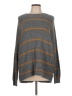 American Eagle Outfitters Stripes Gray Pullover Sweater Size L - photo 1