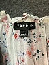 Torrid 100% Polyester Ivory Short Sleeve Blouse Size 1X Plus (1) - photo 7