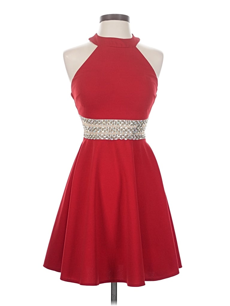 Pre-owned B Darlin Cocktail Dress In Red