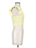 Zara Yellow Short Sleeve Top Size S - photo 4