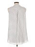 Premise Studio 100% Polyester Polka Dots Ivory Sleeveless Blouse Size L - photo 2