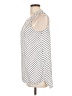 Premise Studio 100% Polyester Polka Dots Ivory Sleeveless Blouse Size L - photo 5