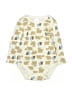 Little Beginnings Print Gold Long Sleeve Onesie Size 6-9 mo - photo 1