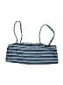 Assorted Brands Stripes Blue Swimsuit Top Size S - photo 1
