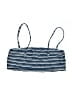 Assorted Brands Stripes Blue Swimsuit Top Size S - photo 2