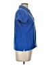 Talbots Outlet Blue Short Sleeve Blouse Size L - photo 4
