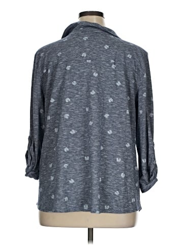 Cathy 3/4 Sleeve Button-Down Shirt (view 2)