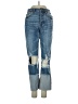 AFRM Color Block Blue Jeans Size 25 waist - photo 1