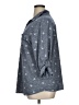 Cathy Hearts Gray 3/4 Sleeve Button-Down Shirt Size 1X - photo 5