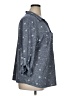 Cathy Hearts Gray 3/4 Sleeve Button-Down Shirt Size 1X - photo 4