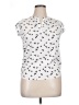 Ivanka Trump White Short Sleeve Blouse Size XL (estimated) - photo 1