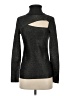 A.L.C. Metallic Black Turtleneck Sweater Size S - photo 1